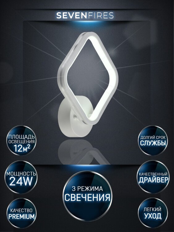 Бра SF5032/1W-WT-CR LEVI