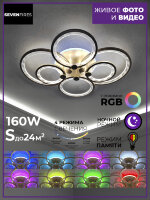 Люстра SF7053/7C-SGD-RGB FLOKI